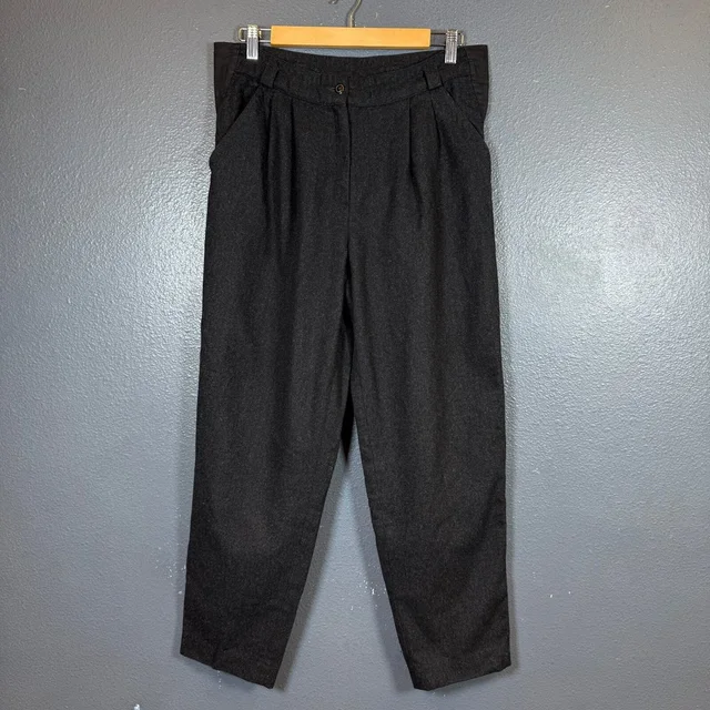 Versace 34/28 Women’s Grey Wool Pants Vintage Chinos in gray Wool from Poshmark