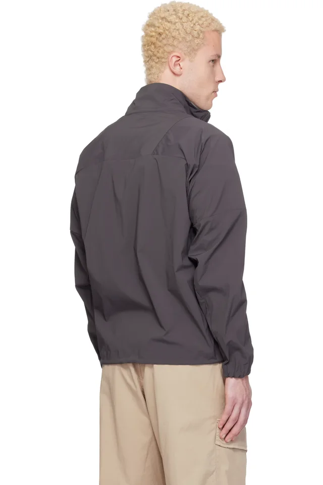Stone Island Gray 1200035 Recycled Stretch Nylon Tela S.I. Stellina Jacket, photo 3 of 4 from SSENSE