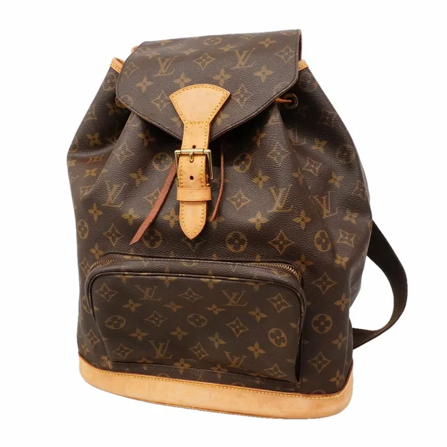 Louis Vuitton Backpack Monogram Montsouris GM Brown in Brown from The Reluxe