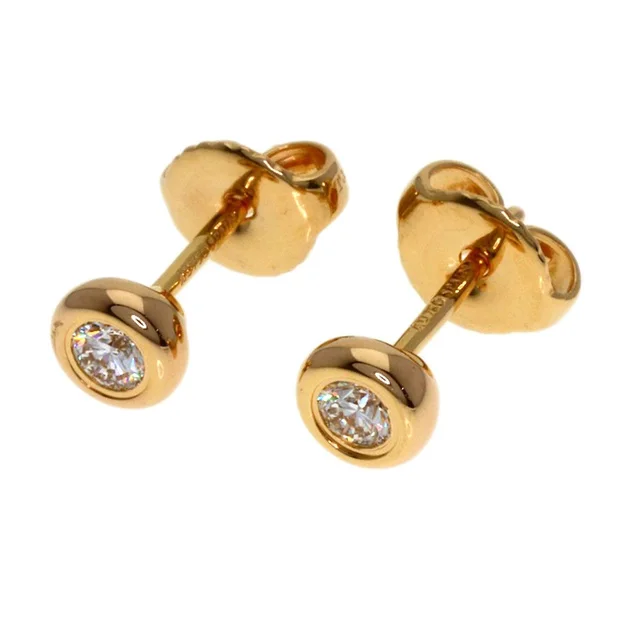Tiffany & Co. by the Yard Diamond Earrings 18K Pink Gold in Pink from The Reluxe