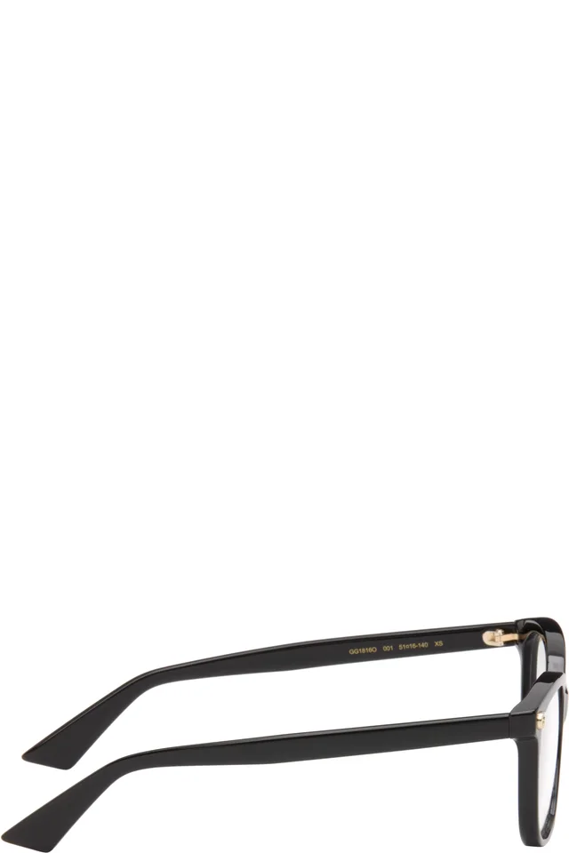 Gucci Black Square Glasses, photo 2 of 4 from SSENSE