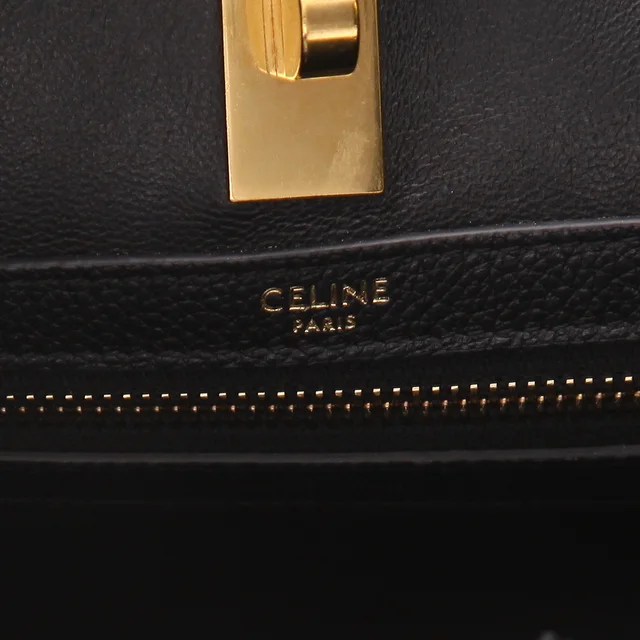 Celine tote bag Cabas 16 in Black Leather from Collector Square, photo 3 of 4