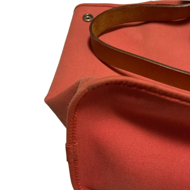Hermès Cabag Elan 2way bag in Pink Canvas from LuxUness, photo 13 of 16
