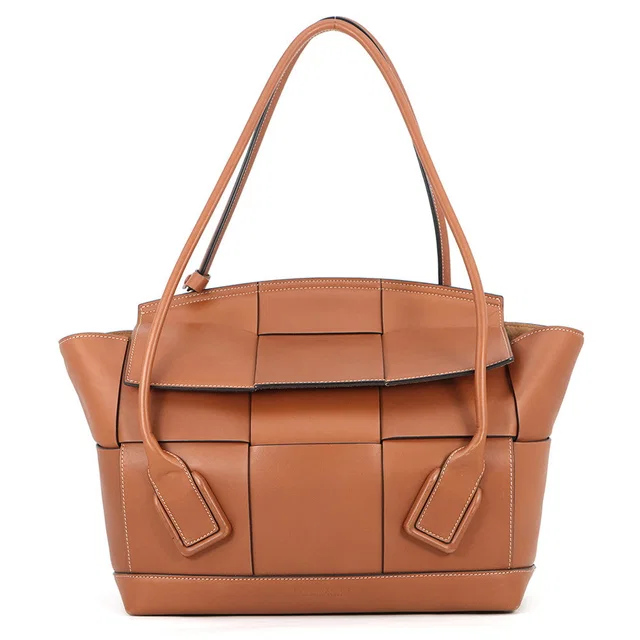 Bottega Veneta Arco Shoulder Bag Wood598244VMAP12645 Calf Leather in Calfskin from GALLERY RARE