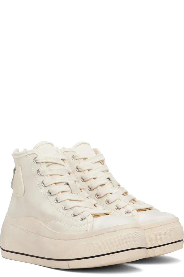 R13 Off-White Kurt High Top Sneakers, photo 4 of 5 from SSENSE