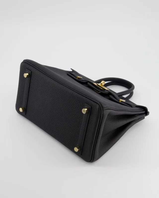 Hermès Birkin 25 Retourne Bag in Black Togo leather from Sellier, photo 20 of 23