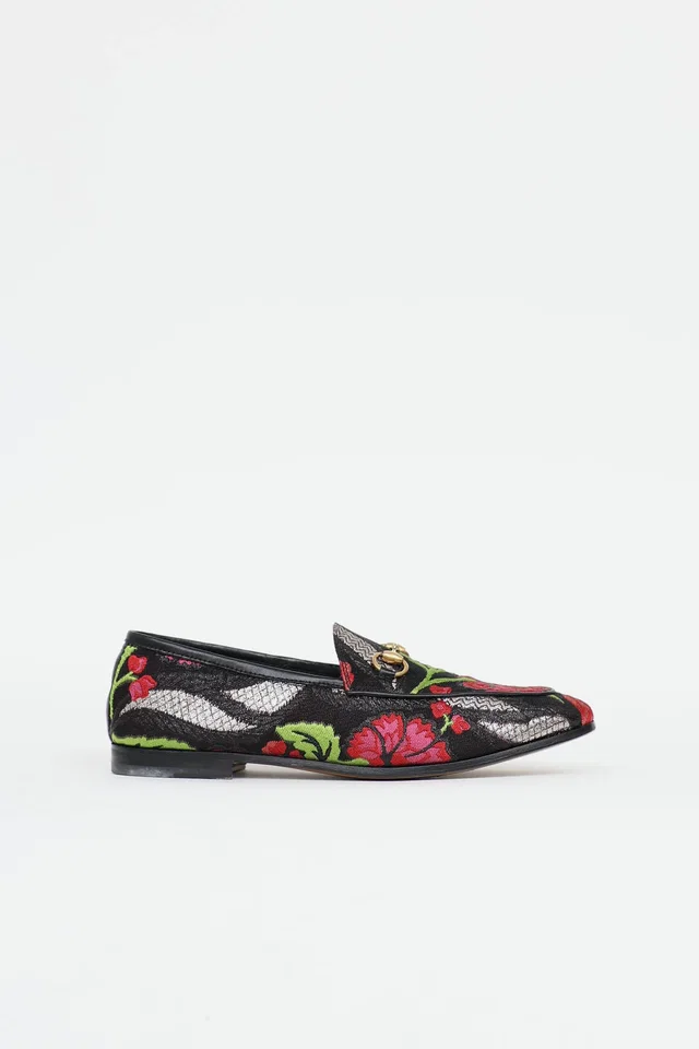Gucci Floral Tapestry Brocade Loafer from VSP Consignment