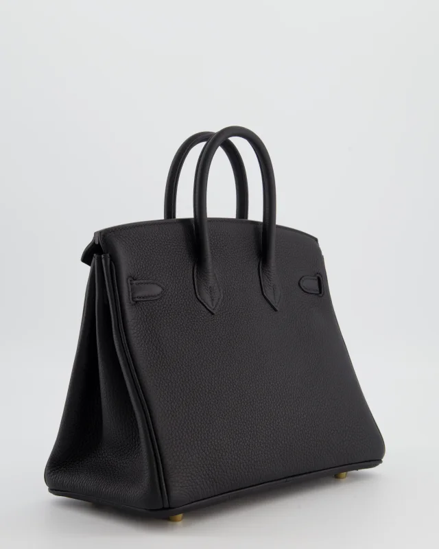 Hermès Birkin 25 Retourne Bag in Black Togo leather from Sellier, photo 7 of 23