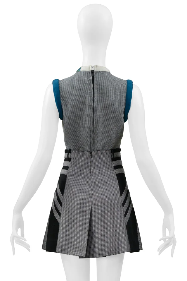 Balenciaga By Nicolas Ghesquiere Scuba Top & Skirt 2003 in Nylon from Resurrection Vintage, photo 2 of 8