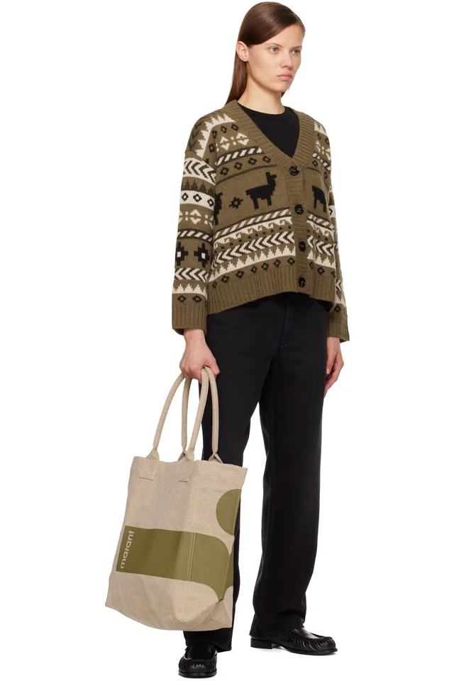 Isabel Marant Taupe Yenky Tote, photo 4 of 4 from SSENSE