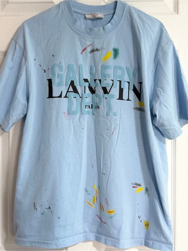 Lanvin Light Blue Men's Shirt in blue|white from Poshmark