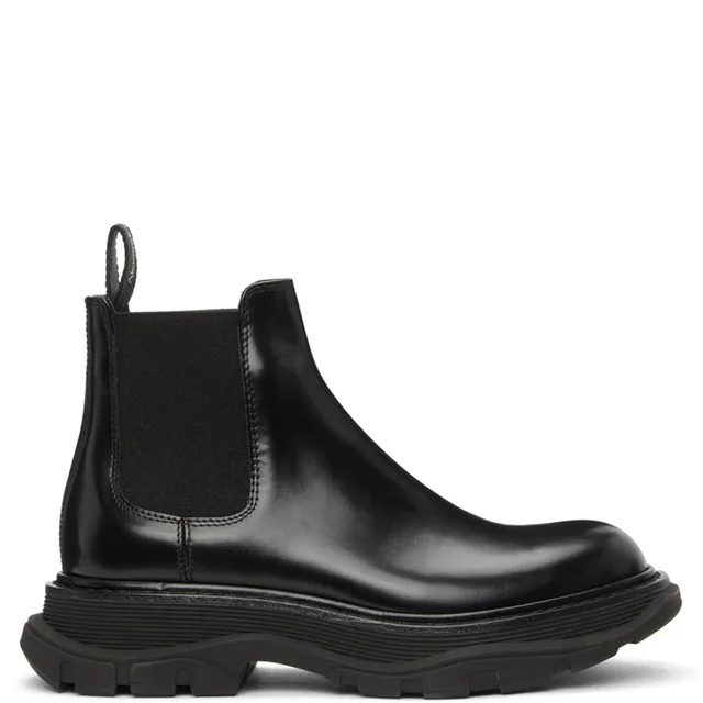 Alexander McQueen Tread Polished Chelsea Ankle Boot, Black from Cultstatus, photo 1 of 1