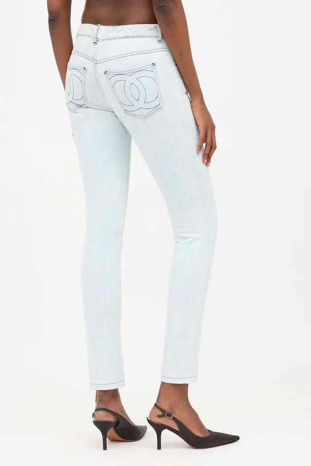 Chanel CC Slim Leg Jeans from VSP Consignment