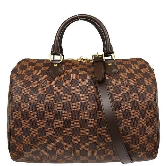 Louis Vuitton 2018 Damier Speedy Bandouliere 30 2way Shoulder Handbag in Canvas from AMORE Vintage Tokyo