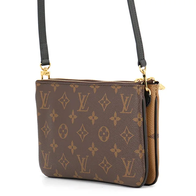 Louis Vuitton Pochette double zip NoirM69203 Monogram / Giant Reverse from GALLERY RARE, photo 4 of 14