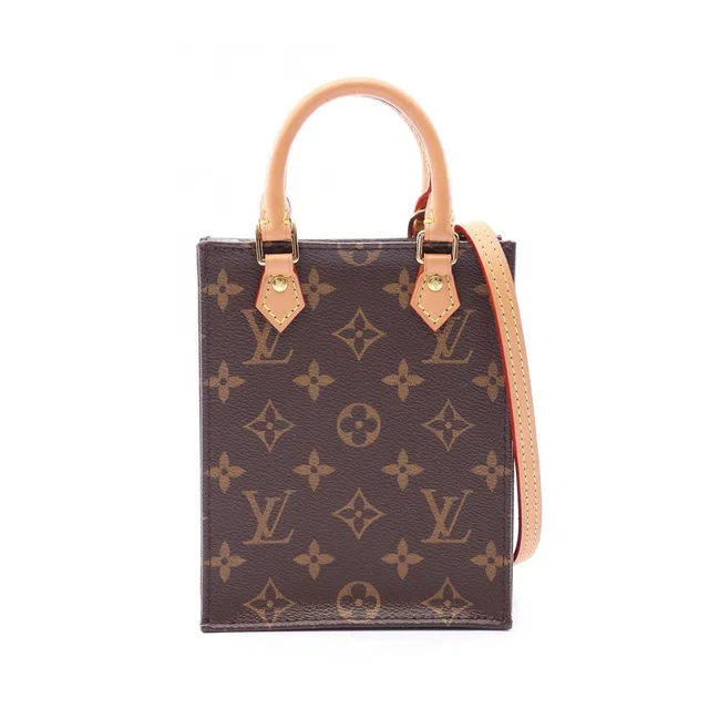 Louis Vuitton Handbag Sac Plat Leather Petite in Leather from The Reluxe