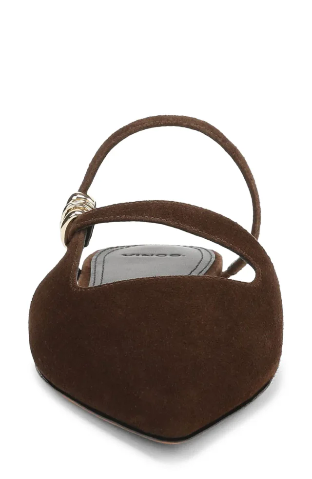 Vince Gilia Strappy Pointed Toe Flat Mule, photo 4 of 9 from Nordstrom Rack