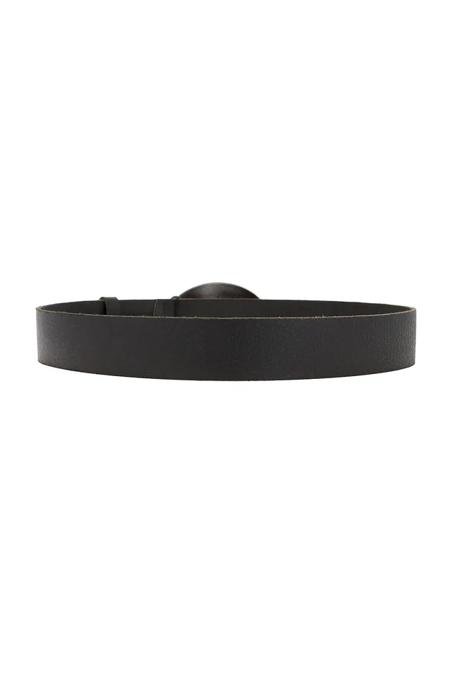 LAMARQUE Metal Buckle Leather Belt in Black, photo 2 of 3 from REVOLVE (Canada)