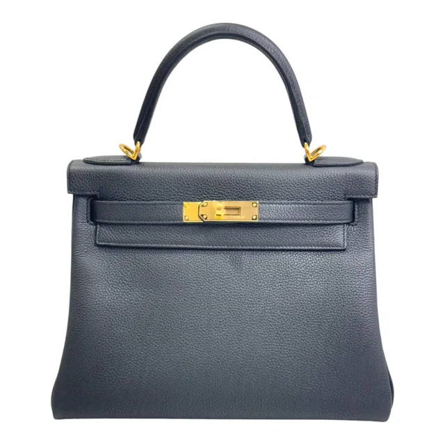 Hermès Kelly 28cm Black Togo with GHW - W Stamp in Black Togo leather from Luxury Promise