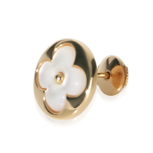Louis Vuitton Rose Gold Mother Of Pearl Blossom Bb Sun Single Earring 18k in Pink from HEWI, photo 4 of 5