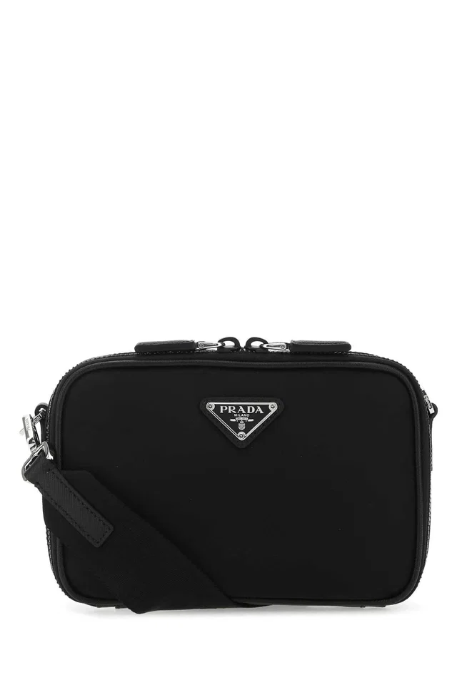 Prada Crossbody Bag — Black in Black Nylon from HEWI