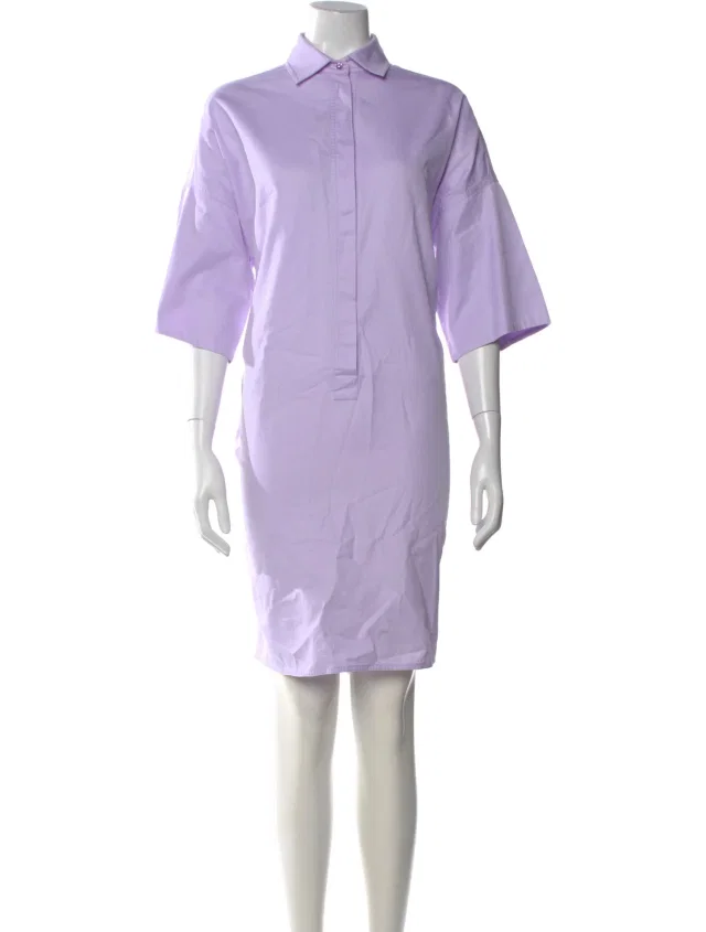 Max Mara Knee-Length Dress in purple from The RealReal