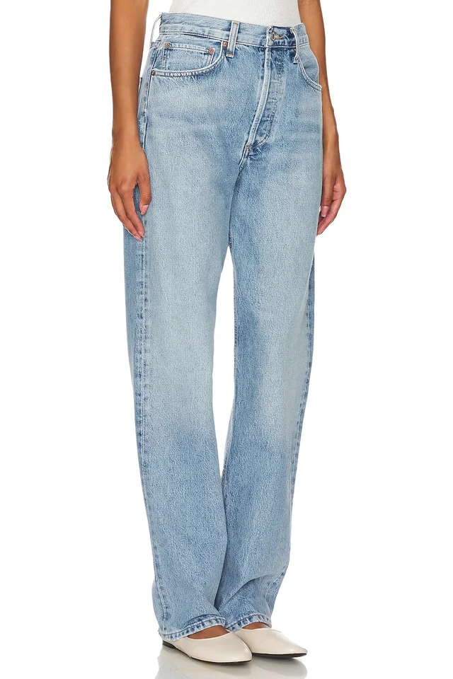 AGOLDE Kelly High Rise Relaxed Straight Jeans in Harmonic, photo 2 of 6 from REVOLVE (Canada)