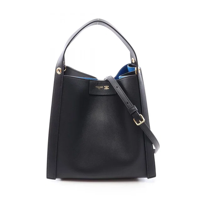 Celine Handbag Small Cubo 2-Way Leather Tote in Leather from The Reluxe
