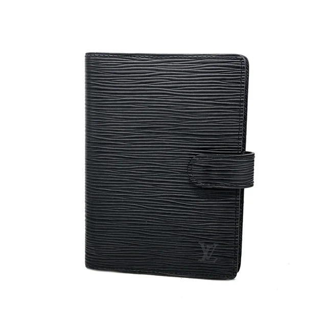 Louis Vuitton Agenda PM Notebook Cover, Epi Leather, R20052, Noir (Men's/Women's) in Noir Leather from Elady