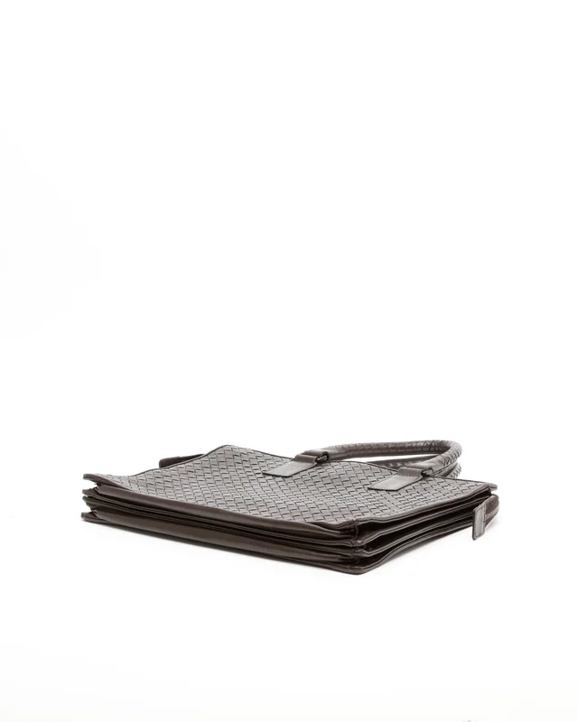 Bottega Veneta Intrecciato Briefcase Bag in Woven leather from A Retro Tale, photo 5 of 8