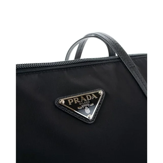 Prada Tote Bag in Black Nylon from HEWI, photo 4 of 4