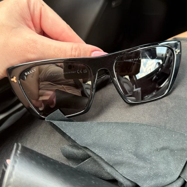 Bally Women's Black Oversized Cat-Eye Sunglasses in black from Poshmark