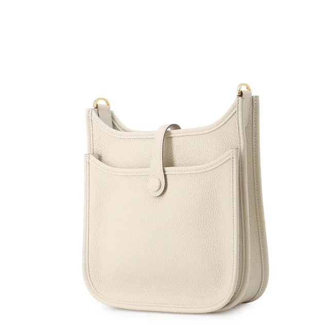 Hermès Evelyne3 Craie Taurillon Clemence Size 23 in White Clemence leather from GALLERY RARE, photo 2 of 2