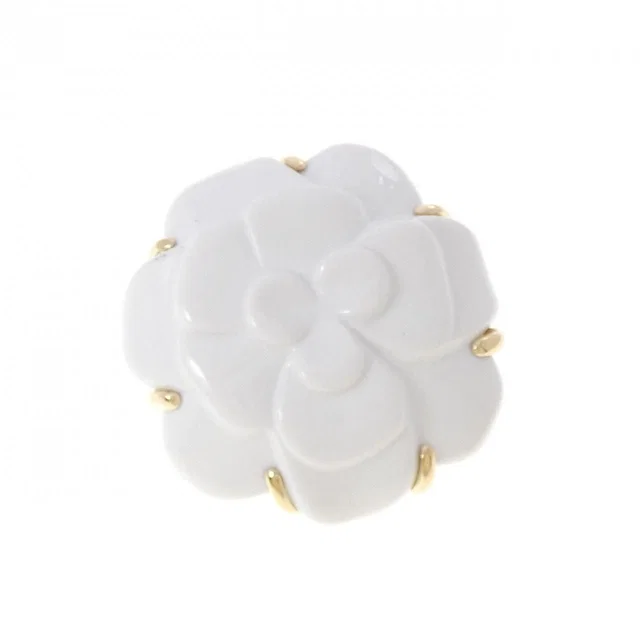 Chanel Camellia Brooch Gold in Gold from The Reluxe
