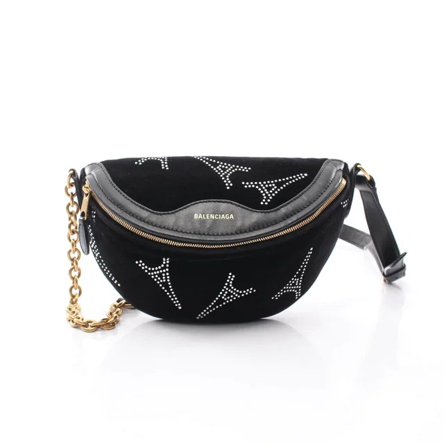 Balenciaga Souvenir Leather Fabric Waist Bag in Leather from LuxUness