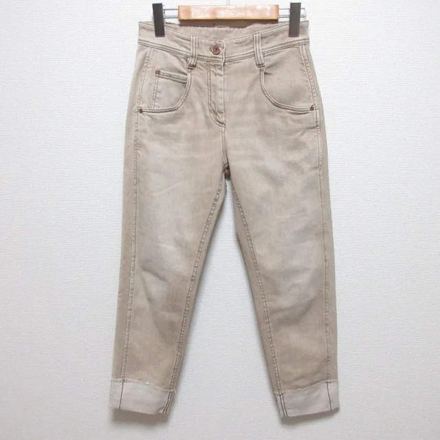 Brunello Cucinelli Denim Pants in Denim from LuxUness