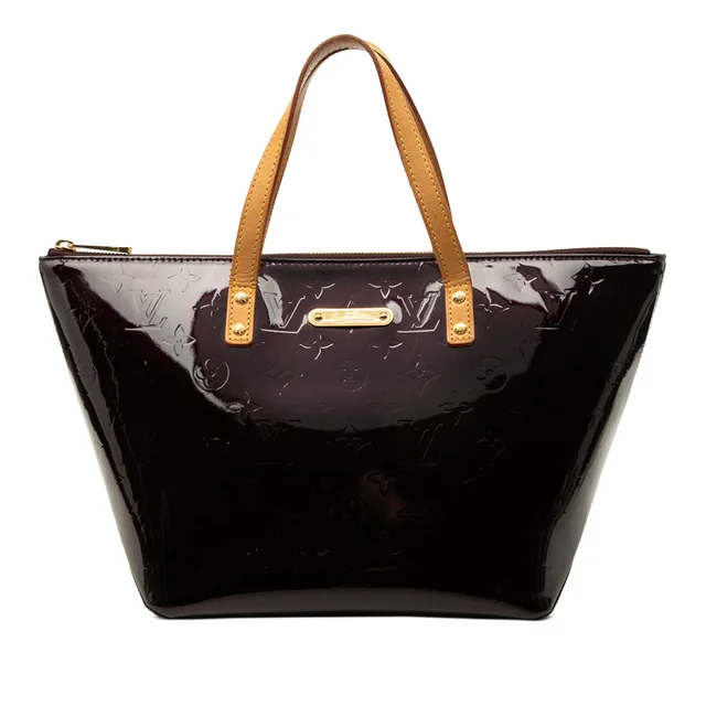 Purple Louis Vuitton Monogram Vernis Bellevue PM Handbag in Purple Leather from Designer Revival, photo 1 of 1