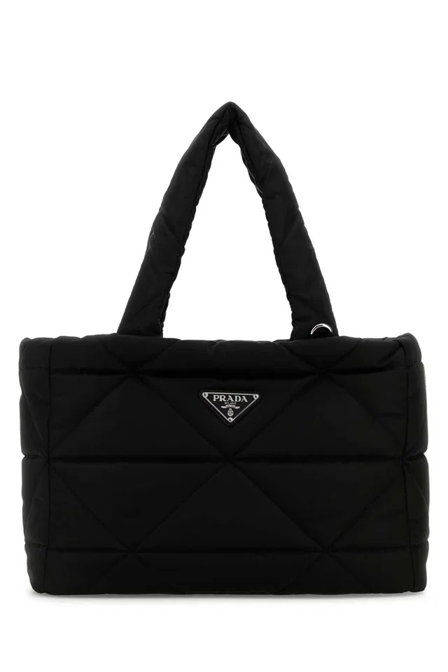 Prada Shoulder Bag — Black in Black Nylon from HEWI