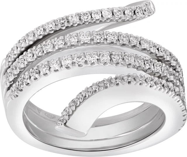 Damiani Eden Diamond Ring in White Gold from Gray And Sons