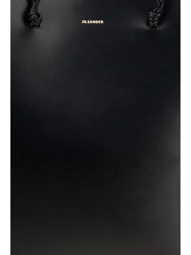 Jil Sander Calf Leather Shoulder Bag — Black in Black Calfskin from HEWI