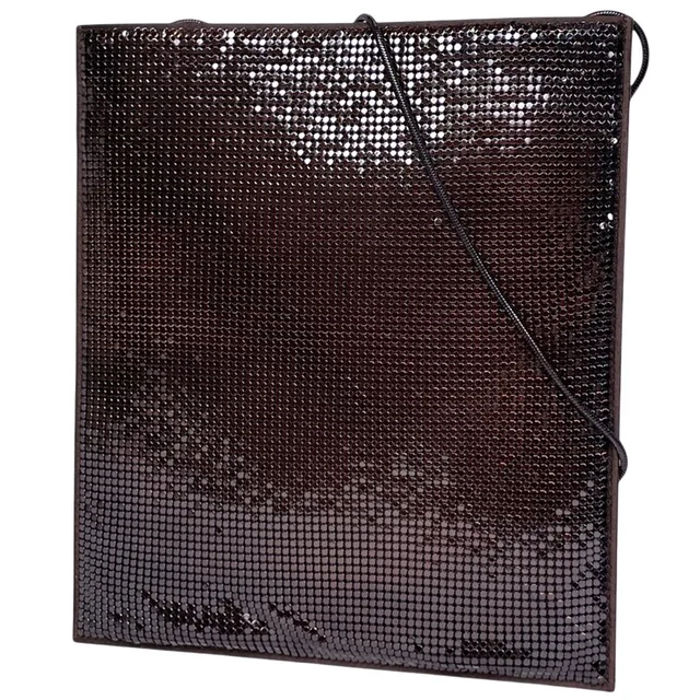 Gucci Mesh Shoulder Bag Party Metal Brown in Brown from The Reluxe