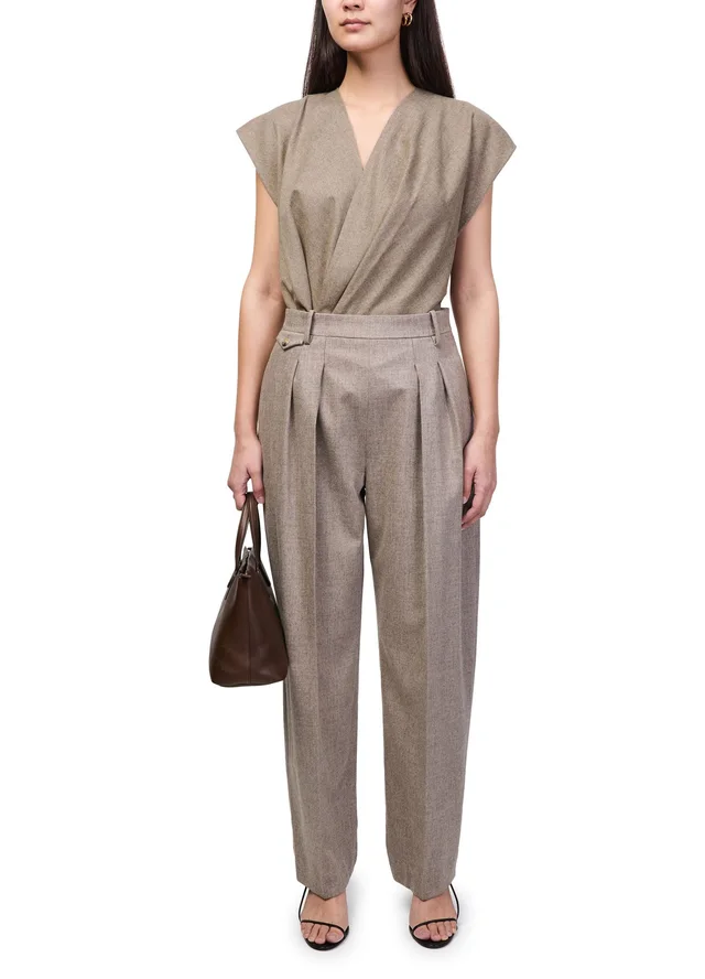 KHAITE Mer Top in Metallized 90% virgin wool, 8% cashmere, 2% elastan, photo 4 of 4 from 24S (Canada)