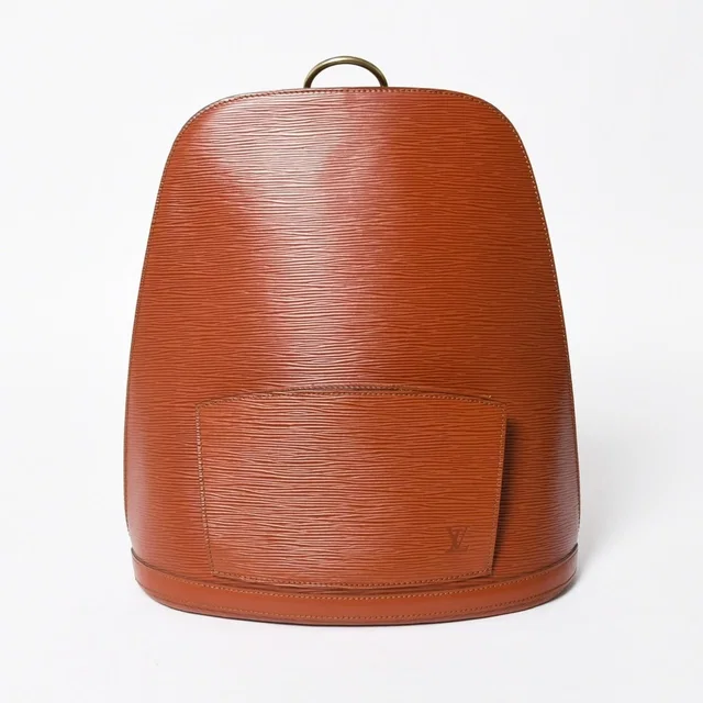 Louis Vuitton Backpack Epi Leather Kobran Kenya Brown Gold in Brown Leather from The Reluxe