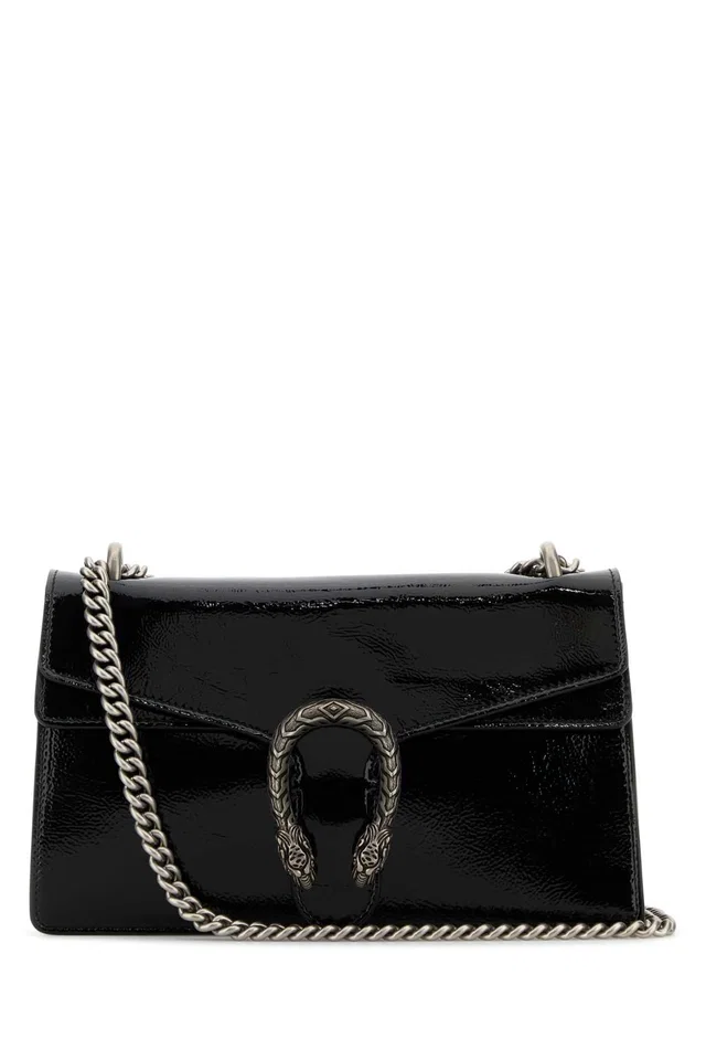 Gucci Dionysus Shoulder Bag — Black in Black Patent leather from HEWI