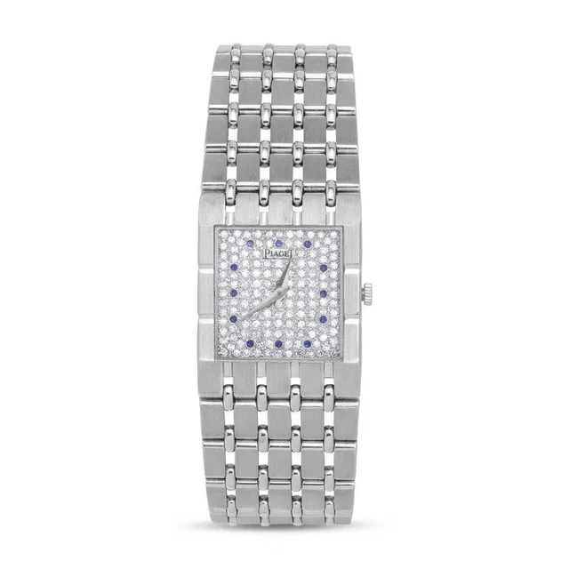 Piaget Emperador Silver-tone Dial Ladies Watch 9131 K51 in silver|gold|white|gray from Jomashop.com