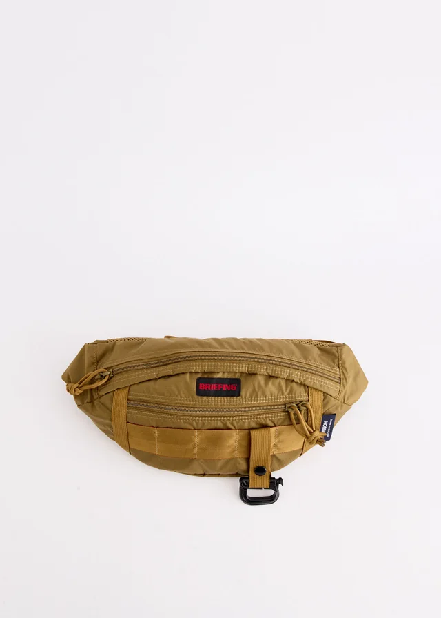Comme Des Garcons Homme x Briefing Nylon Diamond Rip Waistbag in Beige from Incu, photo 1 of 1