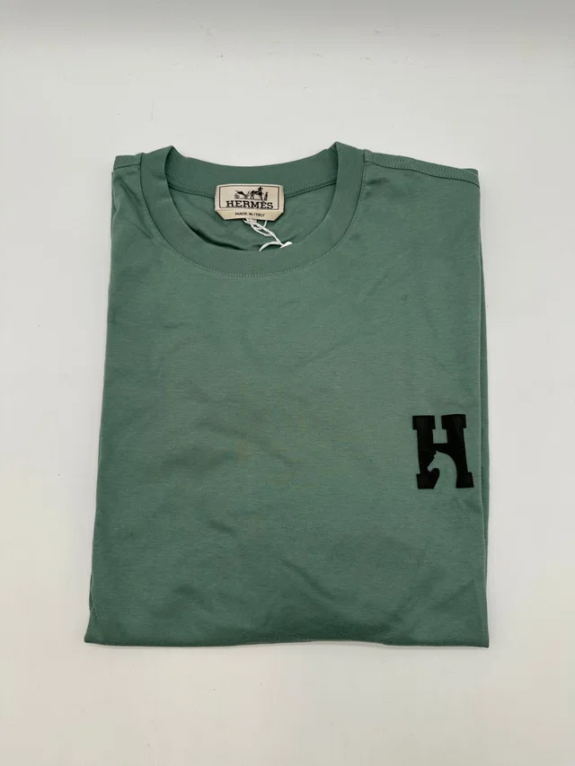 Hermès T-Shirt Cheval Celadon from Luxury Promise