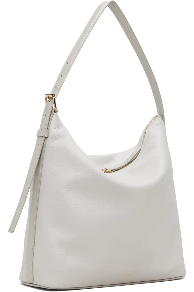 A.P.C. Gray Vera Tote, photo 2 of 4 from SSENSE