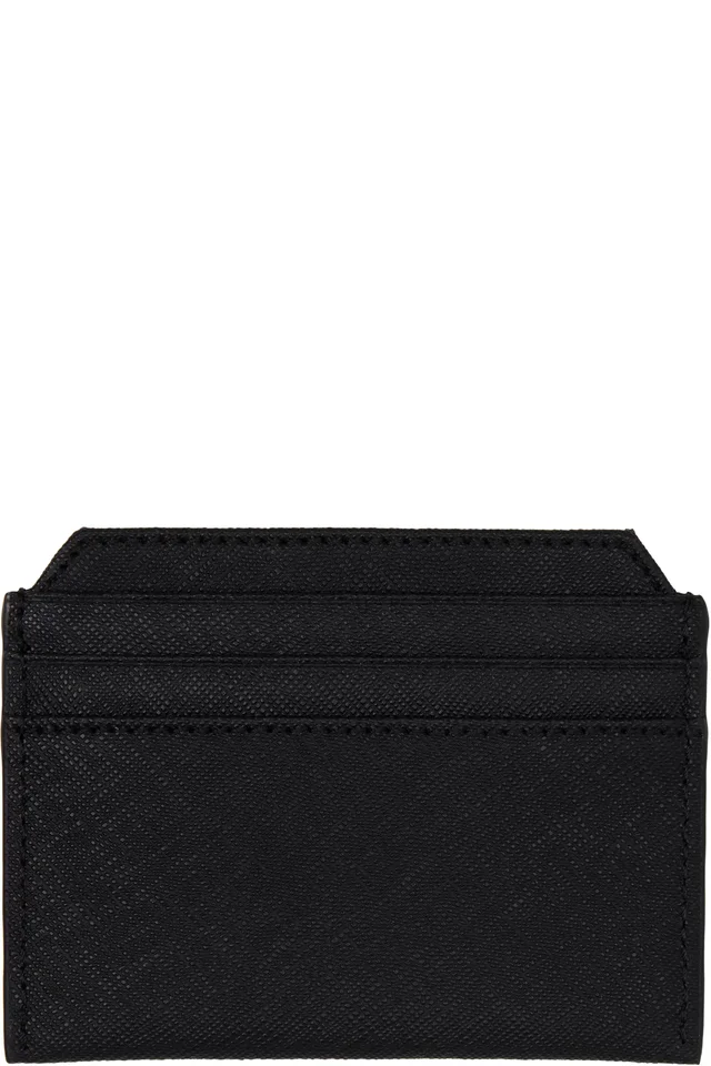 Vivienne Westwood Black Slim Card Holder, photo 2 of 2 from SSENSE