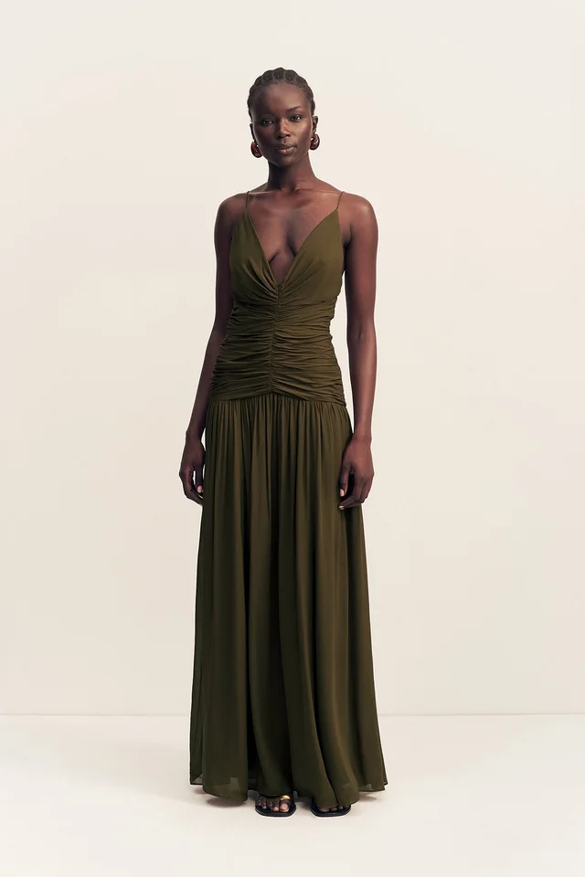 Shona Joy JUNO GATHERED BODICE MAXI DRESS - JUNGLE from Shona Joy, photo 1 of 1